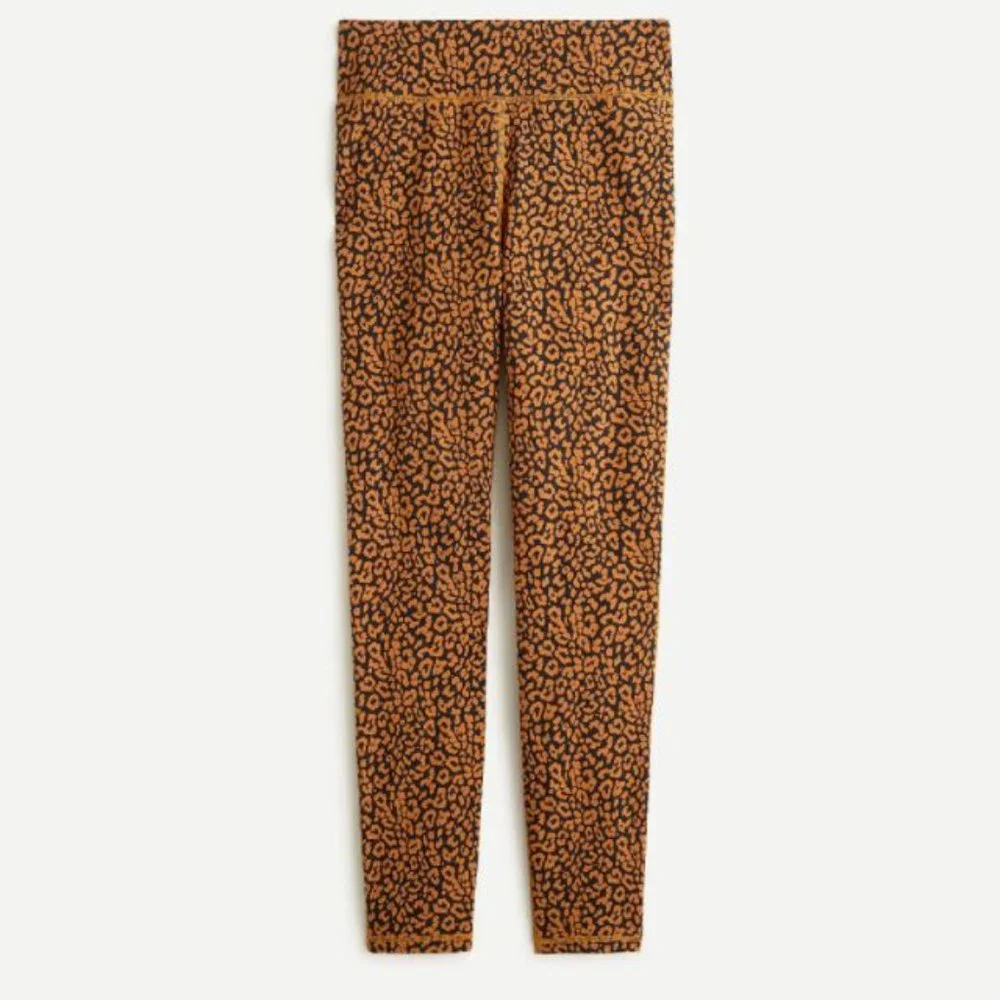 NWT J. Crew High-Rise 7/8 Leggings‎ in Leopard